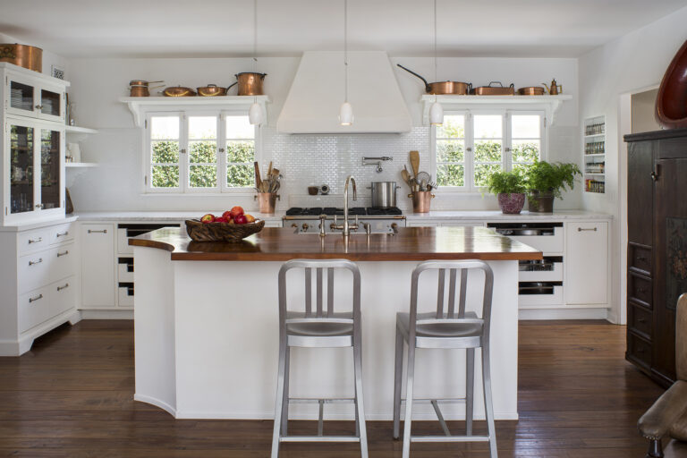 Refined Modern Kitchen with Wood Accents-Beverly Hills, CA