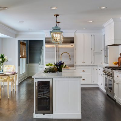 Vibrant Kitchen with Hints of Victorian Design-Deerfield, IL